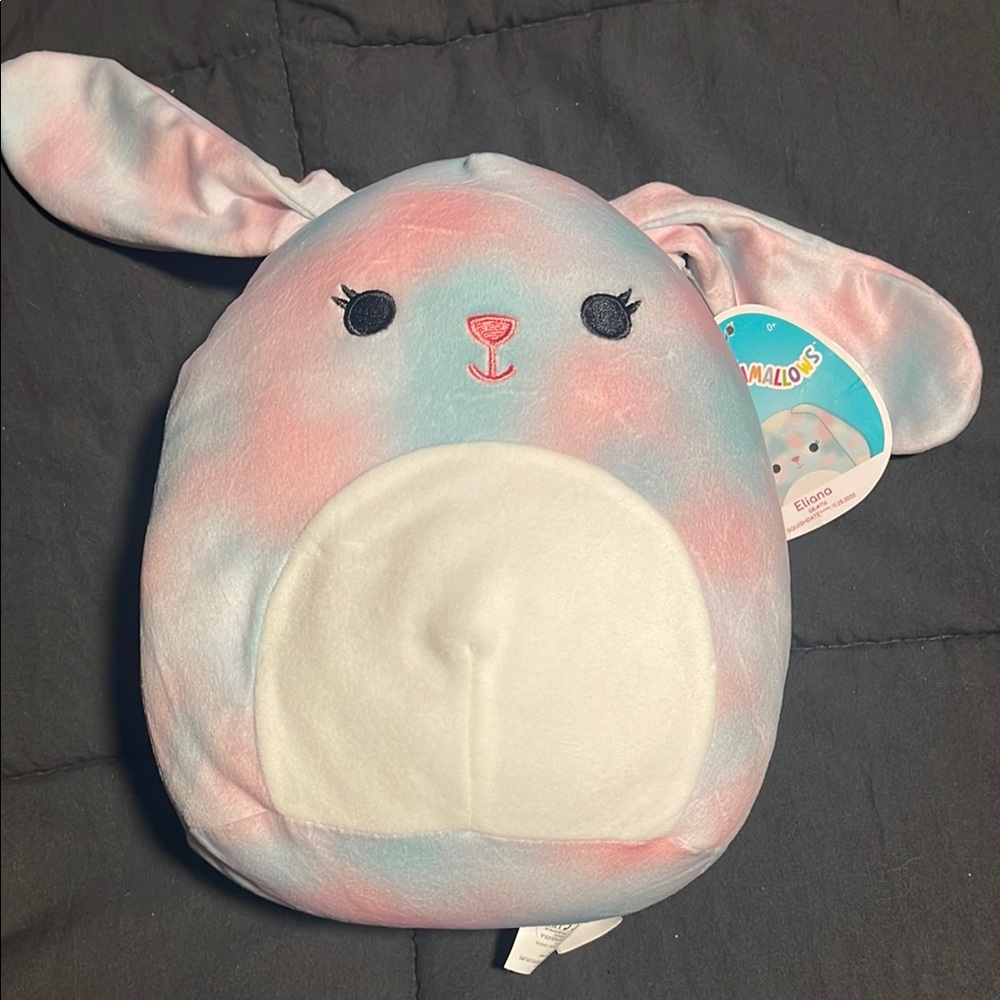 Squishmallows Tie-Dye Bunny Plush